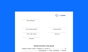 Wniosek o urlop ojcowski, czyli okolicznościowy urlop z powodu urodzenia dziecka. Formularz do wypełnienia przez pracownika.
