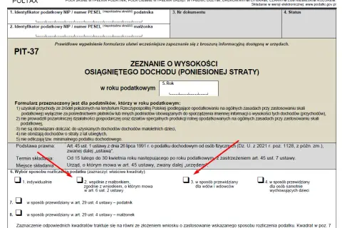 Jak rozliczyć PIT 37 wspólnie z małżonkiem krok po kroku bez błędów