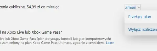 Jak wyłączyć rozliczenia cykliczne xbox one i uniknąć niechcianych opłat