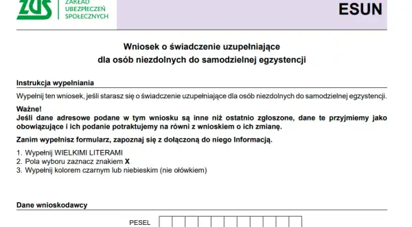ZUS 800 plus 2025/2026: Wniosek online krok po kroku poradnik
