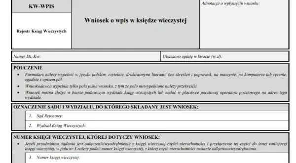 Jak wygląda wpis hipoteki w księdze wieczystej - kluczowe informacje i koszty