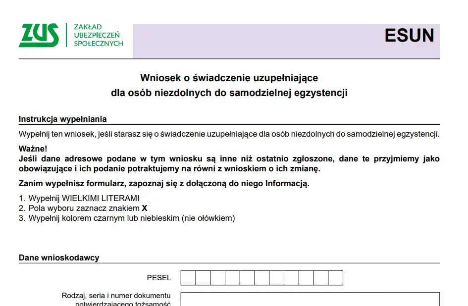 ZUS 800 plus 2025/2026: Wniosek online krok po kroku poradnik