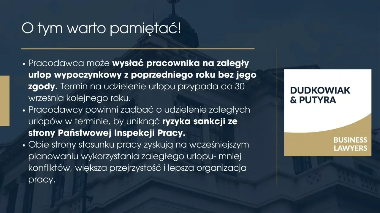 Pracodawca może wysłać pracownika na zaległy urlop do 30 września. Warto pamiętać, do kiedy trzeba wykorzystać zaległy urlop, by uniknąć sankcji.