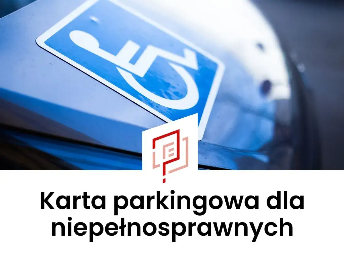 Niebieski symbol na niebieskim tle, informujący o dostępności miejsc parkingowych. Karta parkingowa dla niepełnosprawnych ułatwia codzienne funkcjonowanie.