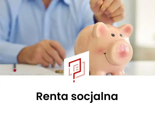 Różowa świnka-skarbonka, symbol oszczędzania na emeryturę socjalną. Dłoń wrzuca monetę.