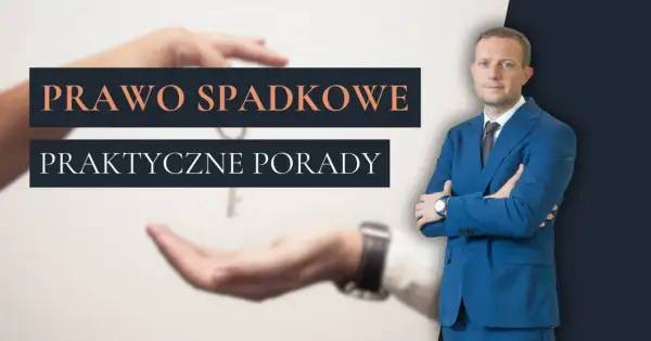 Prawnik w garniturze oferuje praktyczne porady dotyczące prawa spadkowego. Dłonie trzymają klucz, symbolizujący dziedziczenie.